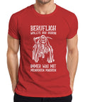 Professionally I Wanted to Work With People Grim Reaper Humor Dark Men's T-Shirt