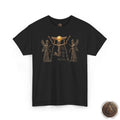 Anunnaki T-Shirt, Winged Genies Glowing Winged Disc Abduction Ancient Aliens Tee