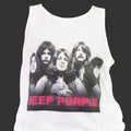 Deep Purple Rock Metal T-SHIRT vest top unisex white S-2XL