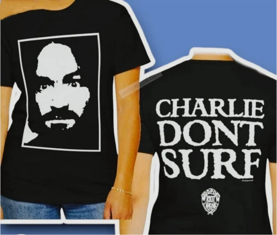 Charles Manson Axl Rose Guns N’ Roses Shirt Cotton Full Size S to 5XL Holiday