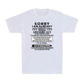 Sorry I Am Already Taken By A Freaking Awesome Guy Funny Husband Men's T-Shirt