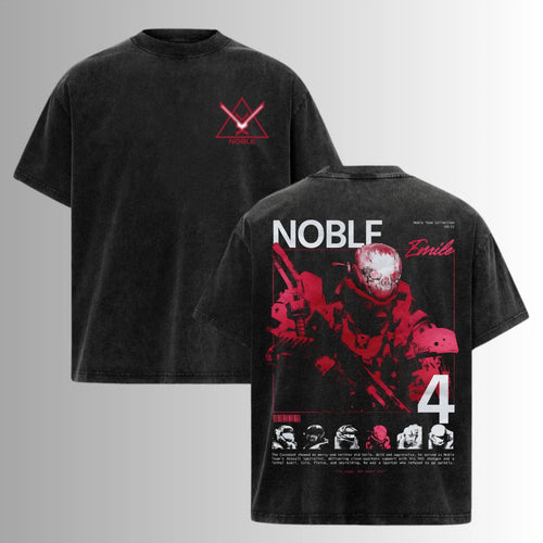 "Emile" Noble 4 - Halo: Reach T-Shirt Oversized Heavyweight Cotton Game Lover