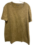 RSQ Men's Acid Washed Oversized T-Shirt Size Small Khaki NWOT New with sticker