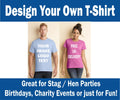 DESIGN YOUR OWN PRINTED T-SHIRTS, ANY IMAGE, GRAPHIC, TEXT, PARTIES, FUN, UNIQUE