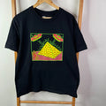 Uniqlo Shirt Mens Large Black NY POP ART UT Archive Short Sleeve Crew Neck
