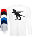 Tyrannosaurus Wreck Long Sleeve T-Shirt | Funny | Dad | Kids | Joke