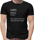 Funny Definition Cats - T-Shirt - Cat Pet Internet Same Funny