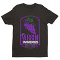 Carsini Wineries Retro 80s TV Themed T Shirt Columbo Detective Classic Gift idea