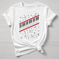 Music T-Shirt : Beat It Piano Keys Design, Gildan Softstyle