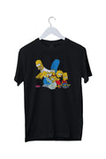 The Simpsons Family Donut Cartoon Graphic T-Shirt Mens S M L XL 2 3 4 XL