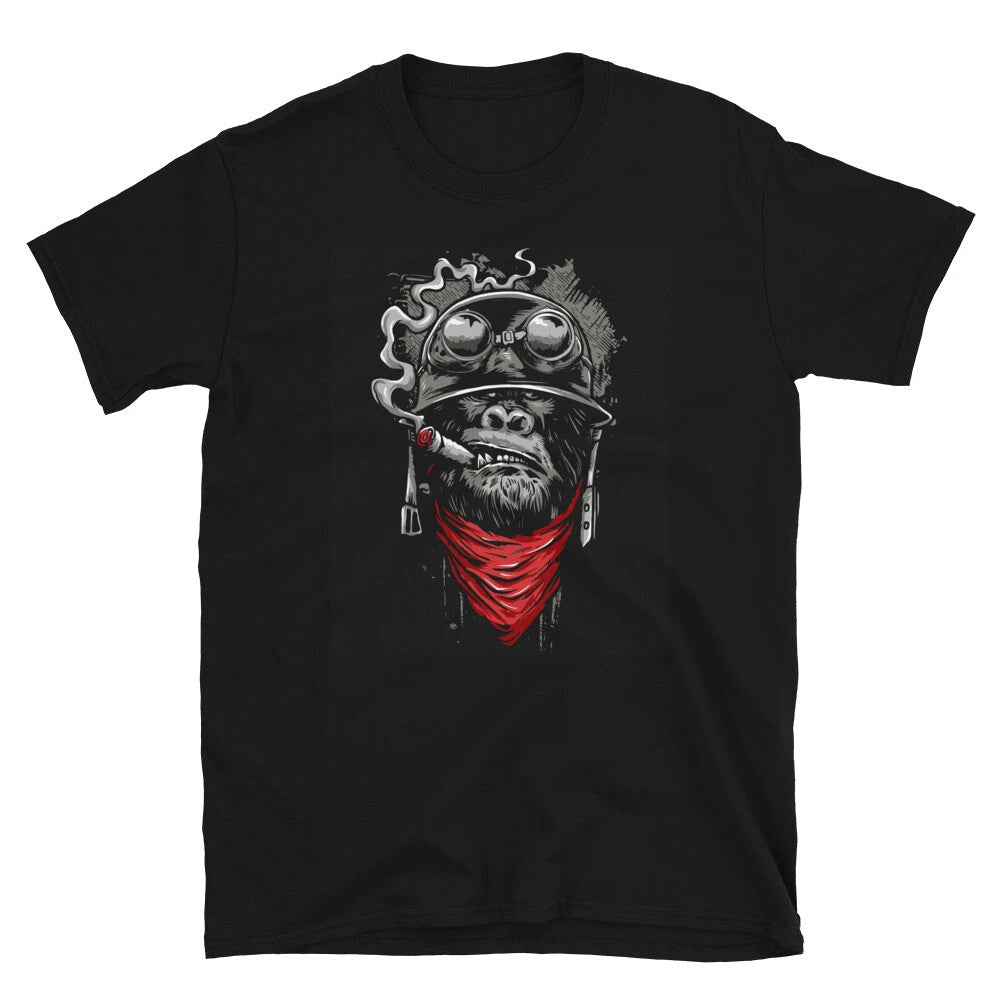 For Cigar Smokers Gorilla Cool Cigar Smoking T-Shirt