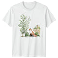 Fox Woodland Animals Nature Mens T-Shirt Womens Tee Graphic Unisex