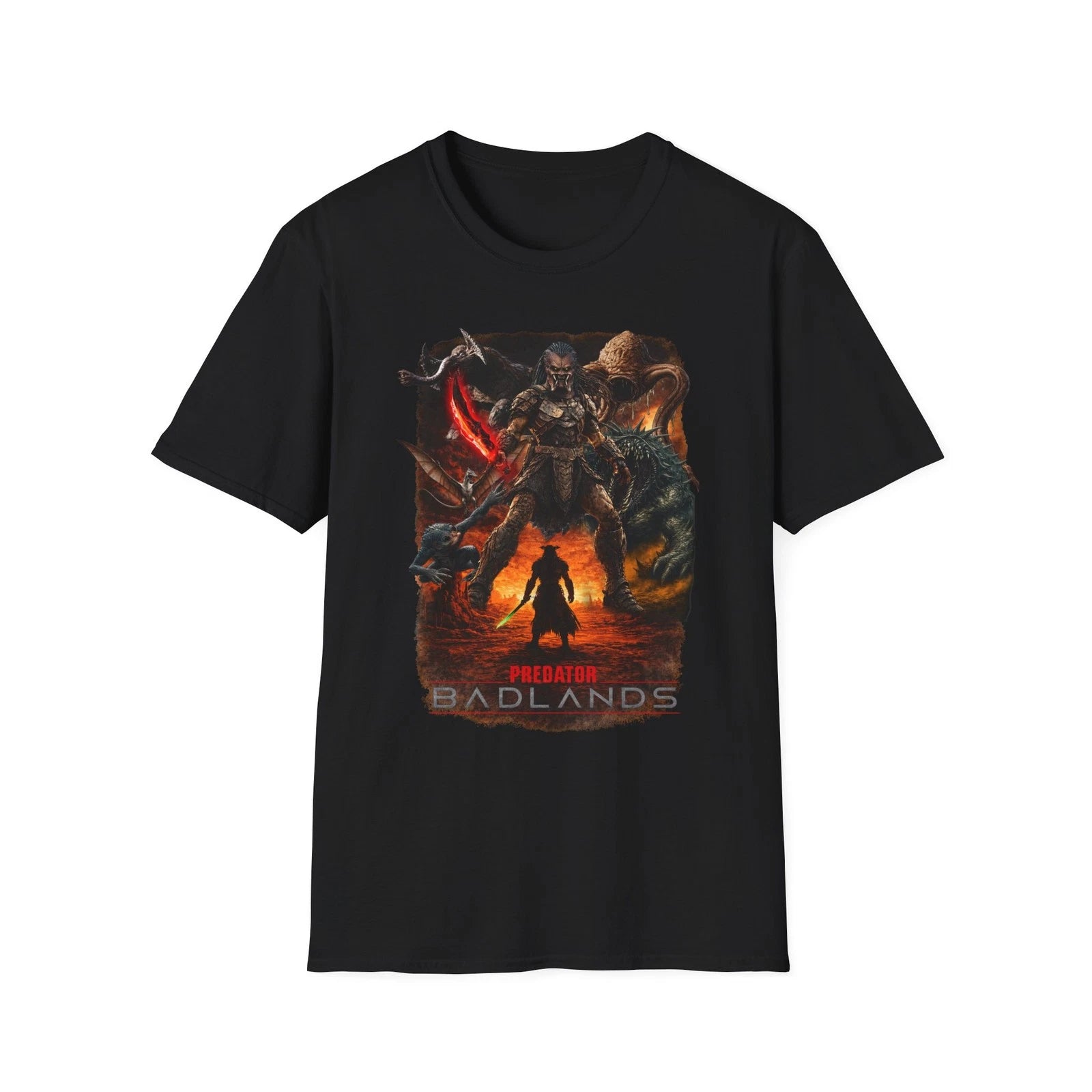 Predator Badlands Graphic T-Shirt | Sci-Fi Monster Poster