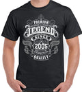 19th Birthday T-Shirt 2007 Mens Funny 19 Year old Top Premium Legend Since