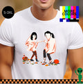 Pulp Fiction Parody Shirt Halloween Movie T-Shirt Dancing Ghosts Tee