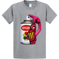 NEW Art Society GRAFFITI MONSTER GREY Tee Shirt SMALL-4XLARGE MADE IN USA