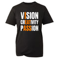 Mens Vision Creativity Passion T Shirt Inspirational Motivational Graphic Top
