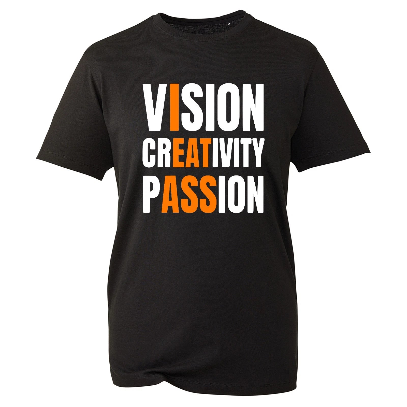 Mens Vision Creativity Passion T Shirt Inspirational Motivational Graphic Top