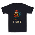 F Caw F Rooster Funny Bird Fcawf Chicken Whisperer Fawk Off Quote Men's T-Shirt