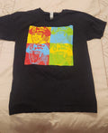 Pittsburgh Pirates Pop Art Black T Shirt Men Size Small M&O Knits. NEW