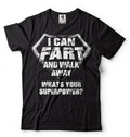 mens Funny T-shirt Farting Funny Super Power T-shirt Birthday gift shirt