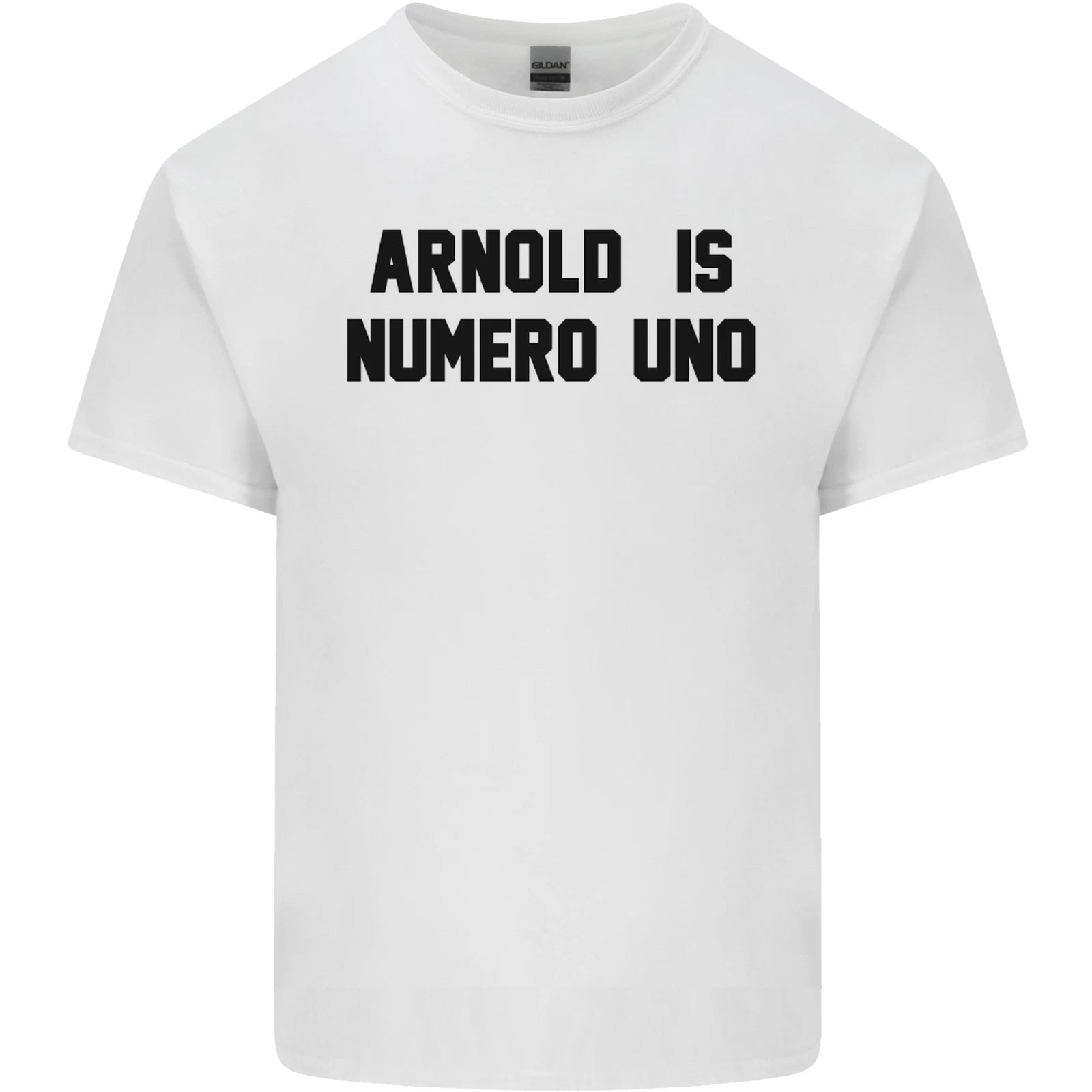 Arnold Is Numero Uno Schwarzenegger Gym Mens Light Cotton T-Shirt