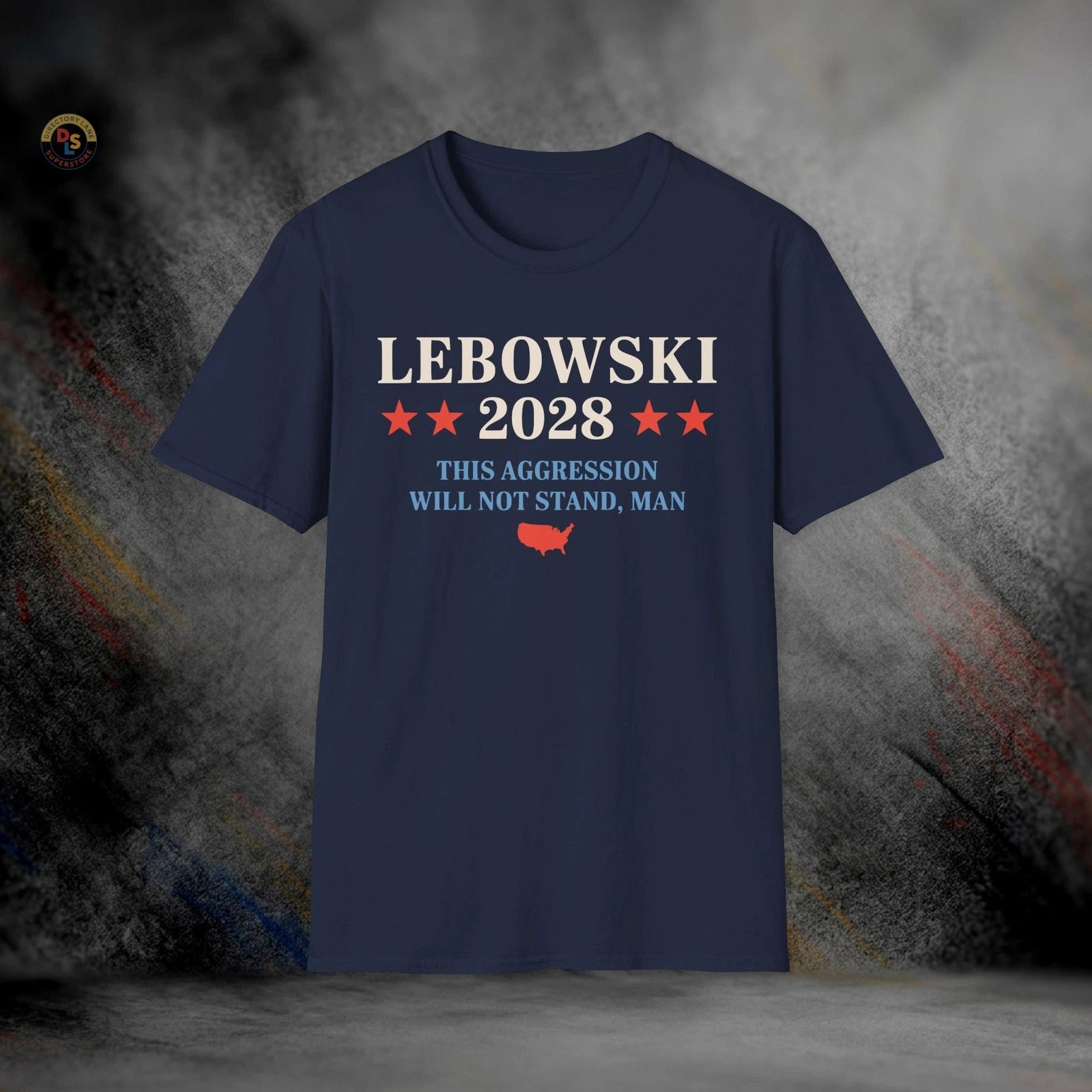 Lebowski 2028 This Agression Will Not Stand T-Shirt | Softstyle Tee