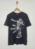 Who laugh Last Barbara Kruger pop art shirt