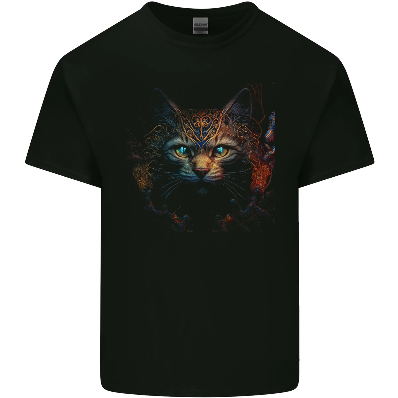 A Fantasy Cat With Cool Colours 4 Mens Light Cotton T-Shirt