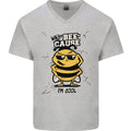 Why? Bee-Cause Im Cool Funny Bee Mens V-Neck Cotton T-Shirt