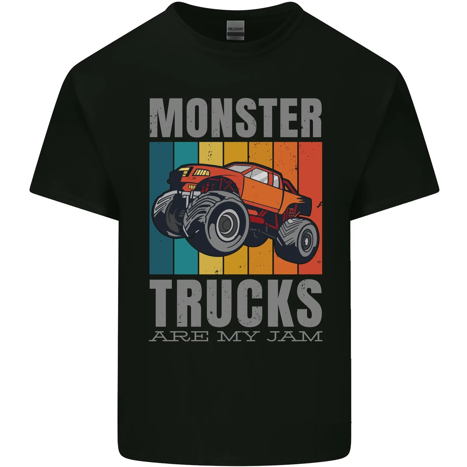 Monster Trucks are My Jam Mens Cotton T-Shirt Tee Top