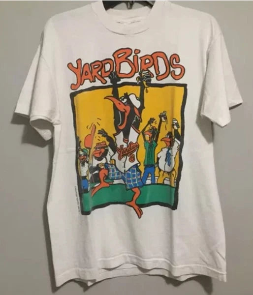 90s Orioles Yard Birds Black T-Shirt Unisex