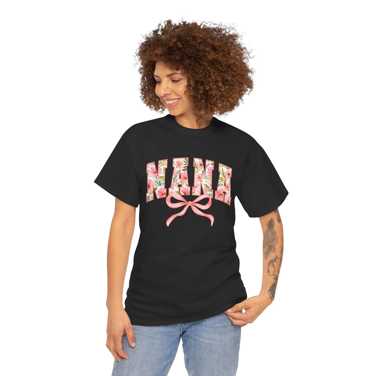 NANA Floral Aesthetic T-Shirt | Vintage Botanical T-Shirt | Nature Lover Shirt