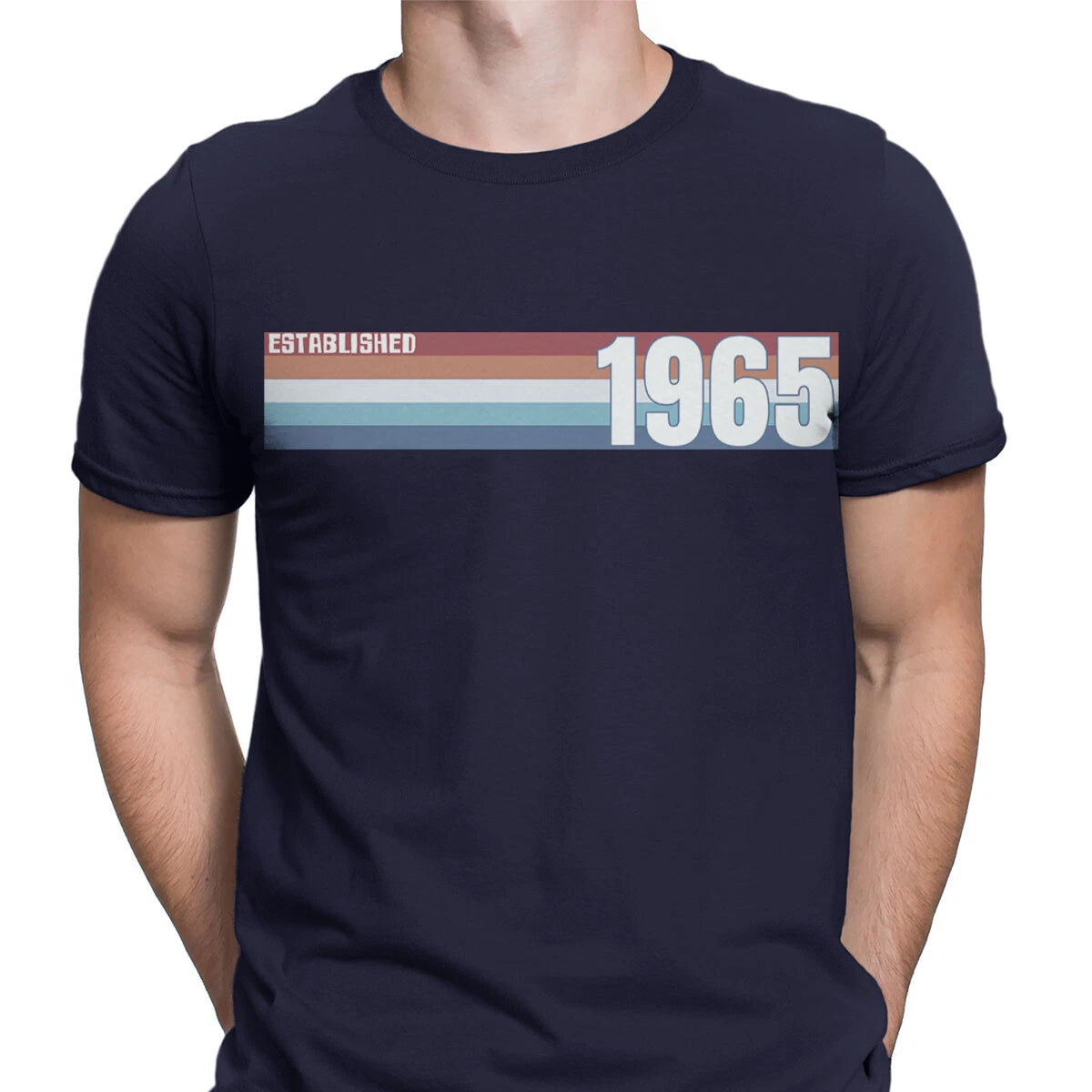 Personalised Established 1965 T-Shirt For Men Women Vintage Soft Cotton #T490