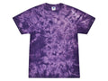 Colortone Crystal Purple Tie Dye T-Shirt Cotton Short Sleeve Mens Unisex
