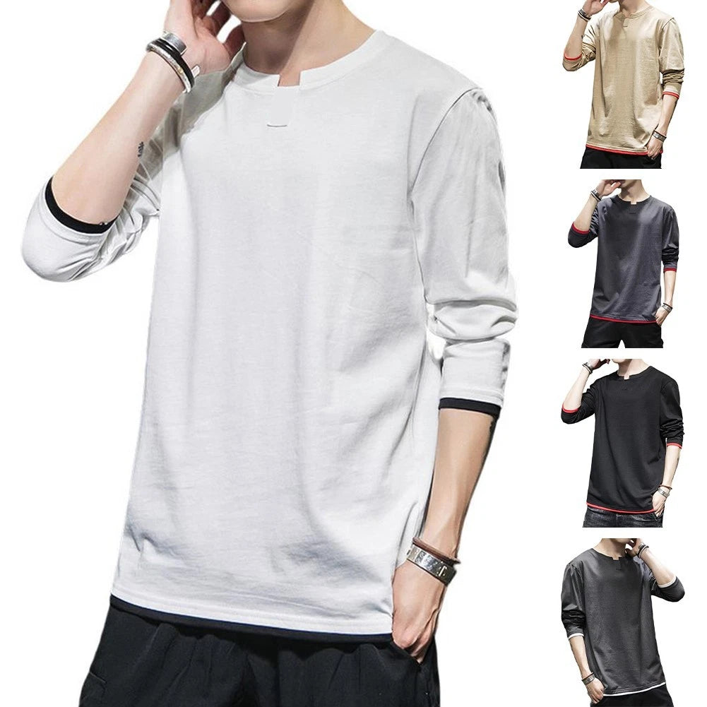 Streetwear Long Sleeve 5% Spandex Blend 95% Polyester Fabric Street Fashion