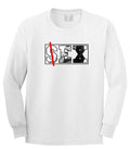 Kings Of NY Sex Streetwear Block Font Printed Long Sleeve Graphic Cotton T-Shirt