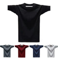 Fashionable Style Casual Sweatshirt 95% Polyester 5% Spandex Dark Blue Dark Grey