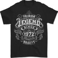 Premium Legend 54th Birthday 1972 Mens T-Shirt 100% Cotton