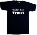 World's Best Typist V-Neck T-Shirt