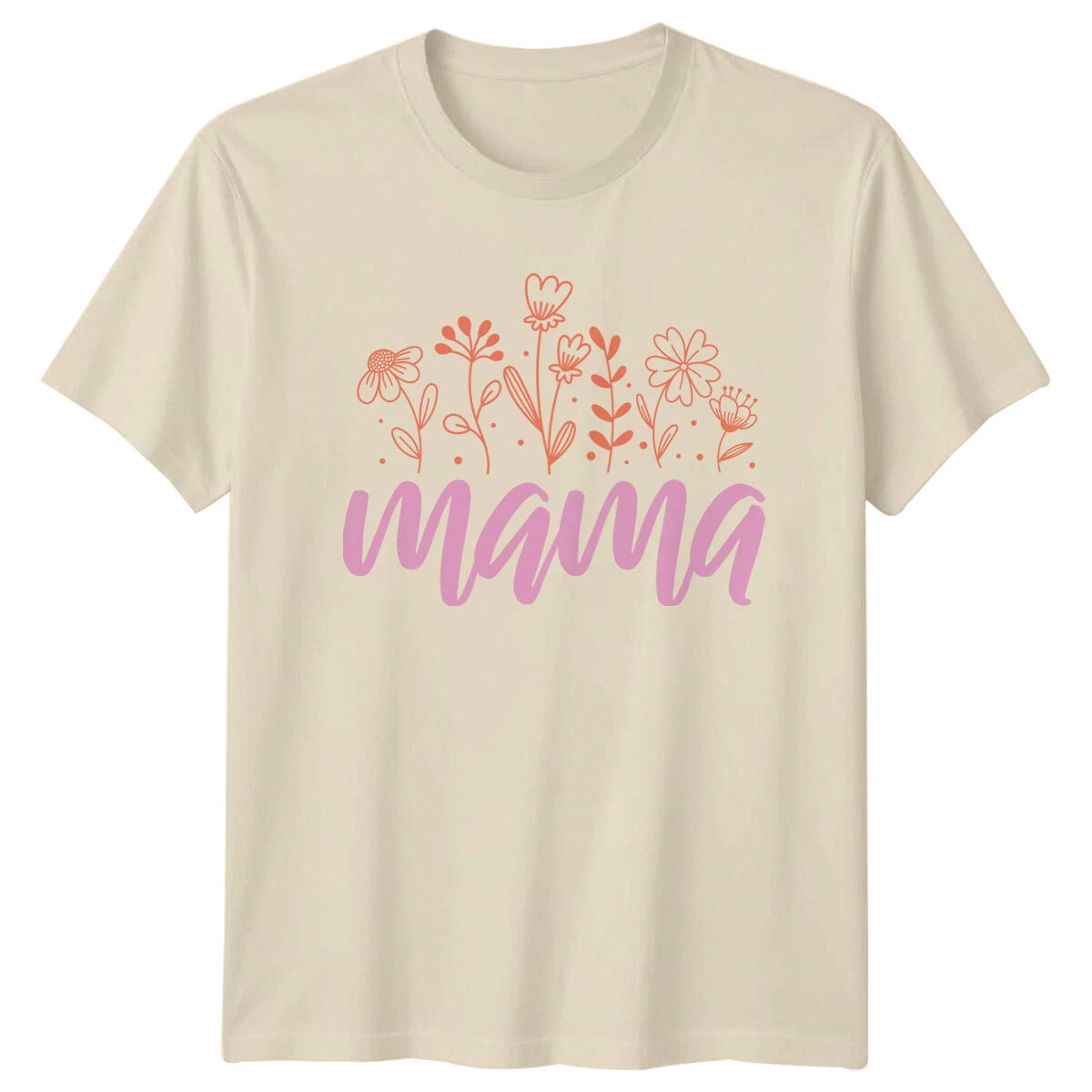 Mama Floral T-Shirt Mothers Day Gift For Her Trendy Graphic Tee