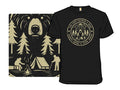 Funny 'You Can't Outrun A Bear' Graphic Tee | Men's Black Cotton Shirt | Size M