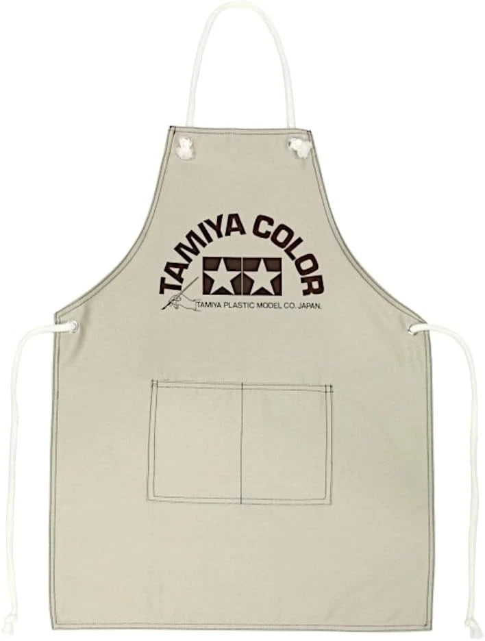 Tamiya Japan 66986 Official Original Logo Apron Beige Cotton Craft Paint Wear