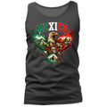 Mexico Patriotic Eagle Mexican Pride Skull Aztec Pyramid Heritage Tank Top