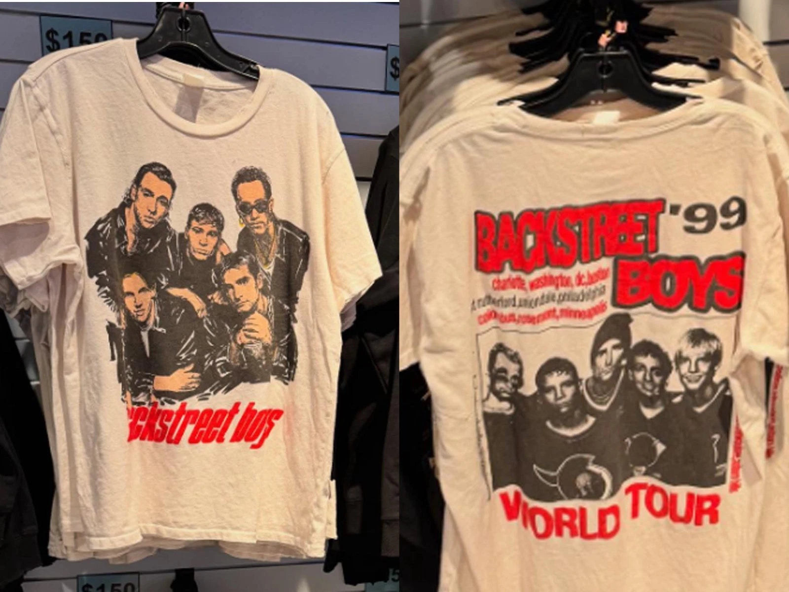 Vintage '99 Backstreet Boy World Tour T-Shirt Unisex Fan Gift S-5XL
