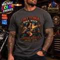Daytona Bike Week 2026 Daytona Beach FL Pinup Motorcycle Rally T-Shirt No Harley