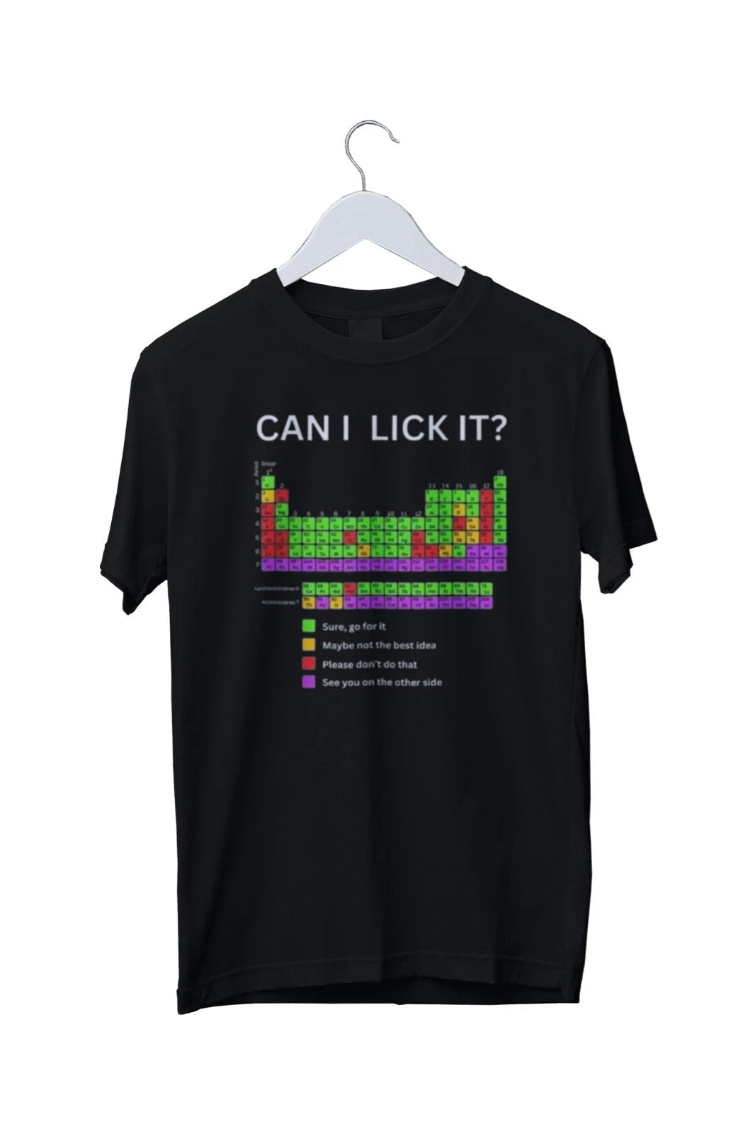 Can Lick It Funny Periodic Table - Graphic Mens T-Shirt S M L XL 2 3 4 XL