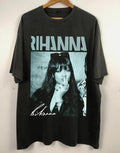 NEw Rihanna Gift For Fans Black T-Shirt Cotton Full Size Unisex
