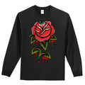 NEW Art Society EYEBALL ROSE BLACK LS Tee Shirt SMALL-4XLARGE MADE IN USA