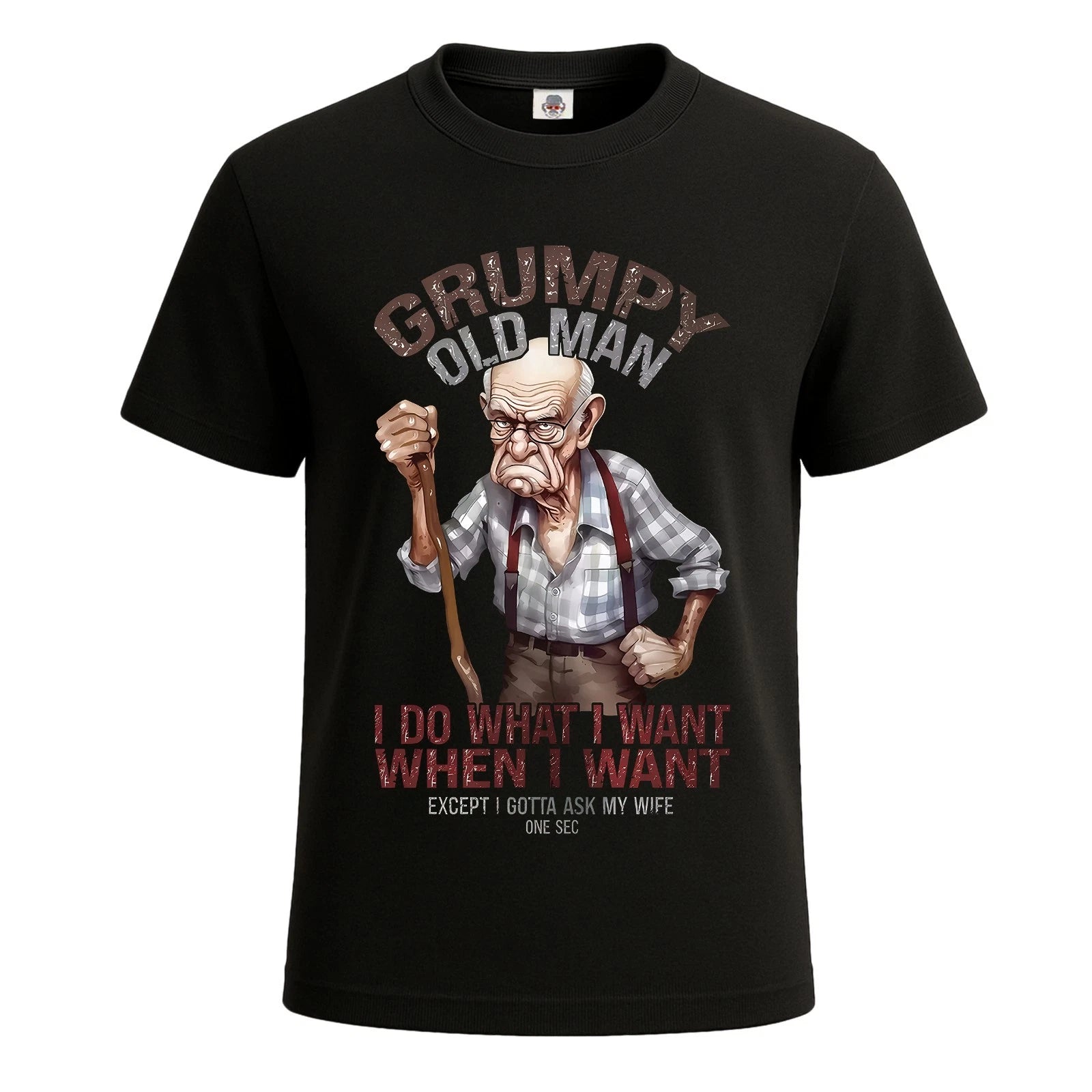 Grumpy Old Man I Do What I Want Men's T-Shirt Funny Novelty Gift Tee Top